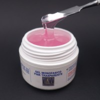 GEL UV Monofasico Pink Traspare. Viscosita media 5 ml
