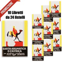 10 Libretti Carta Aromatica Di Eritrea 24 listelli