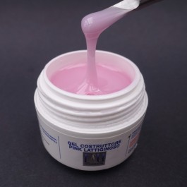 Gel UV Costruttore Pink Lattiginoso Viscosità Media 30 ml