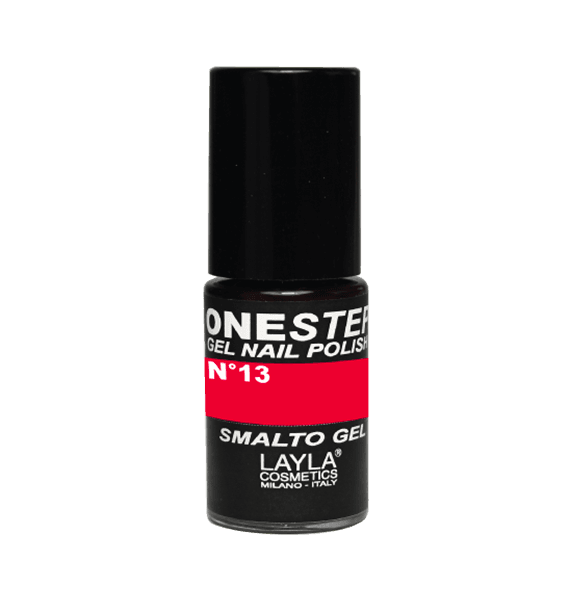 Layla One Step Gel Nail Polish smalto semipermanente -  13 BLACK CHERRY