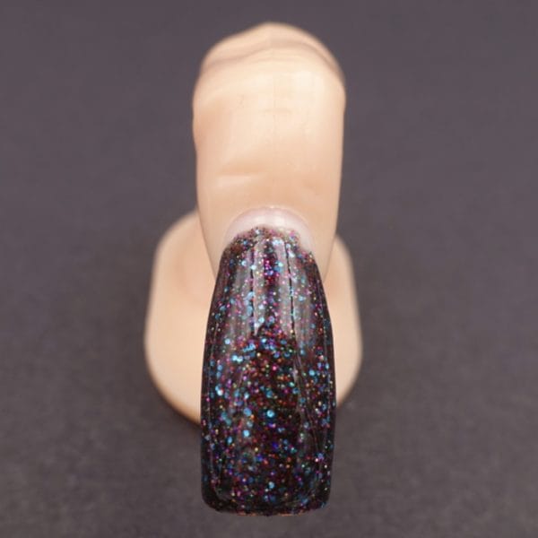 Gel Unghie Colorato UV/LED - GlitterChic NERO ARCOBALENO BHFYP G228