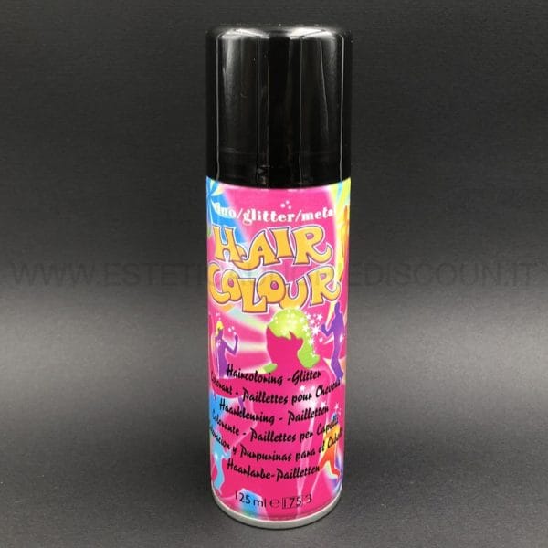 Hair Color spray colore metallizzato Nero
