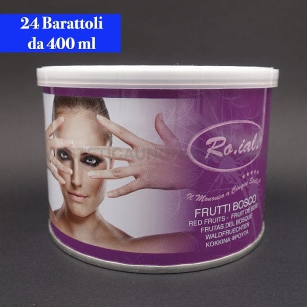 Cera Liposolubile Roial Barattolo ai Frutti di Bosco 400 ml conf.24 pezzi