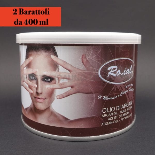2 X Barattolo da 400 ml Cera Liposolubile Ro.ial all'ALIO DI ARGAN
