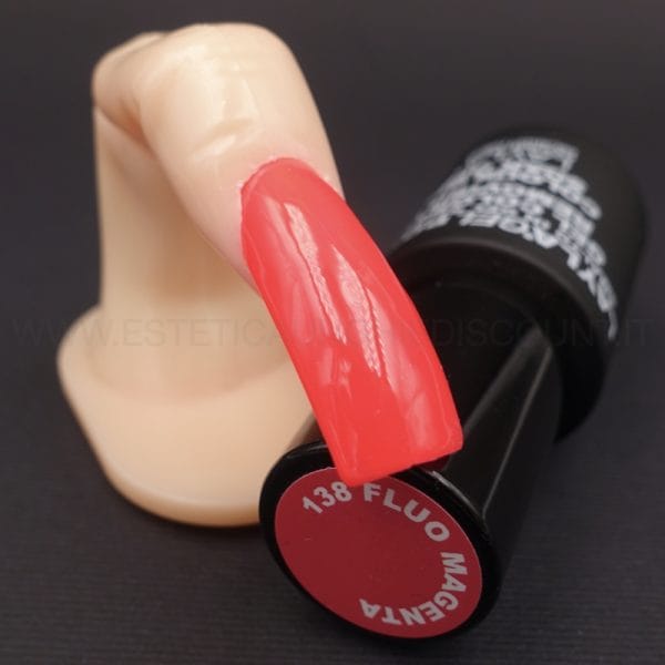 Layla Gel Polish Smalto Gel Semipermanente Fluo Line -  138 FLUO MAGENTA 