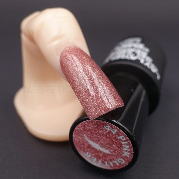 Layla Gel Polish Smalto Gel Semipermanente -  44 PINK GLITTER 