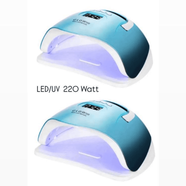 2 X GLOW LAMPADA UV LED 220W *Celeste