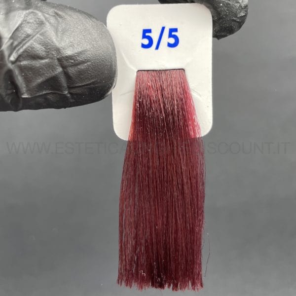 Crema Colorante INEBRYA Bionic Color senza ammoniaca Professionale Permanente 5.5 Castano Chiaro Mogano