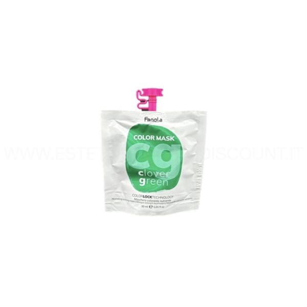 FANOLA COLOR MASK Maschera per capelli nutriente e colorante donna 30 ml tonalità Clover Green