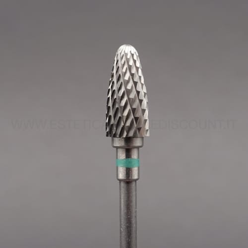Punta Double Flame in Carburo di Tungsteno Verde grana 100