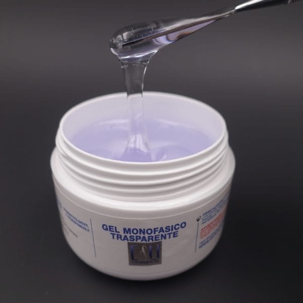 Gel UV MONOFASICO trasparen. Viscosita Media 15 ml