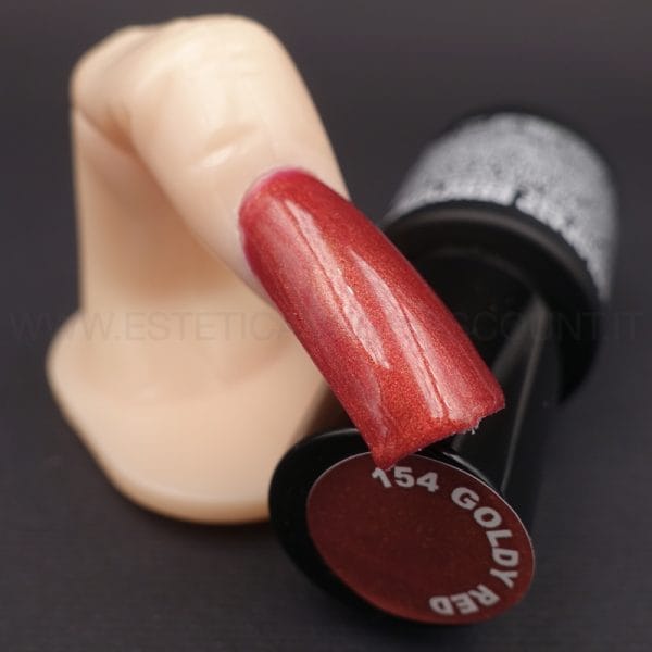 Layla Gel Polish Smalto Gel Semipermanente -  154 GOLDY RED