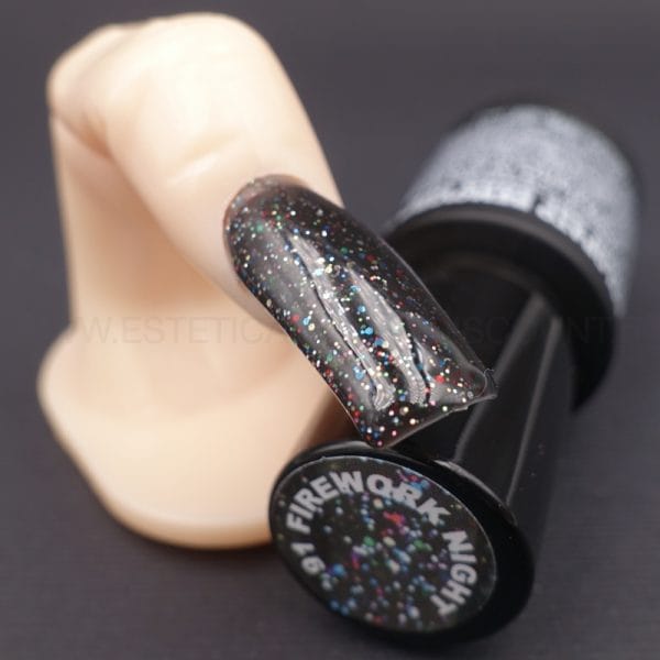Layla Gel Polish Smalto Gel Semipermanente -  91 FIRE WORK NIGHT 