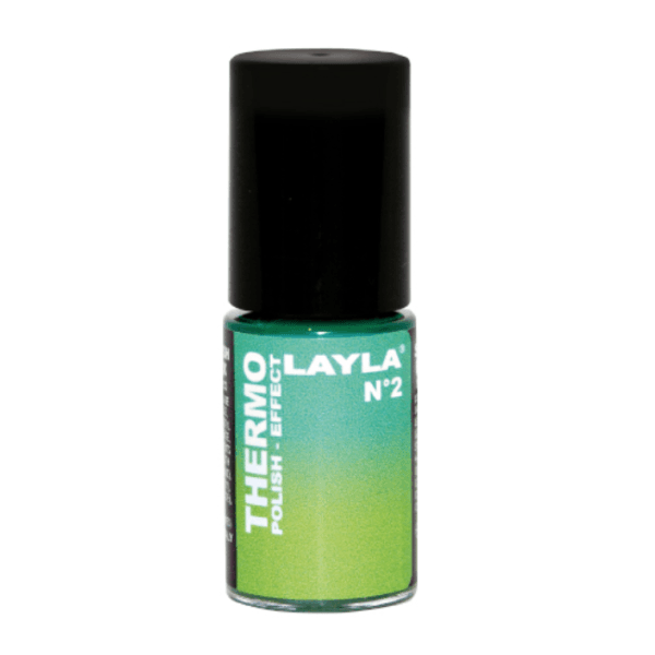 Layla Smalto Nail Polish Thermo Effect - 02 DARK TO LIGHT GREEN