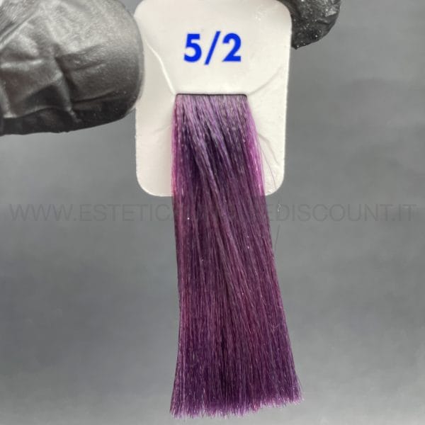 Crema Colorante INEBRYA Bionic Color senza ammoniaca Professionale Permanente 5.2 Castano Chiaro Viola