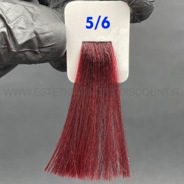 Crema Colorante INEBRYA Bionic Color senza ammoniaca Professionale Permanente 5.6 Castano Chiaro Rosso