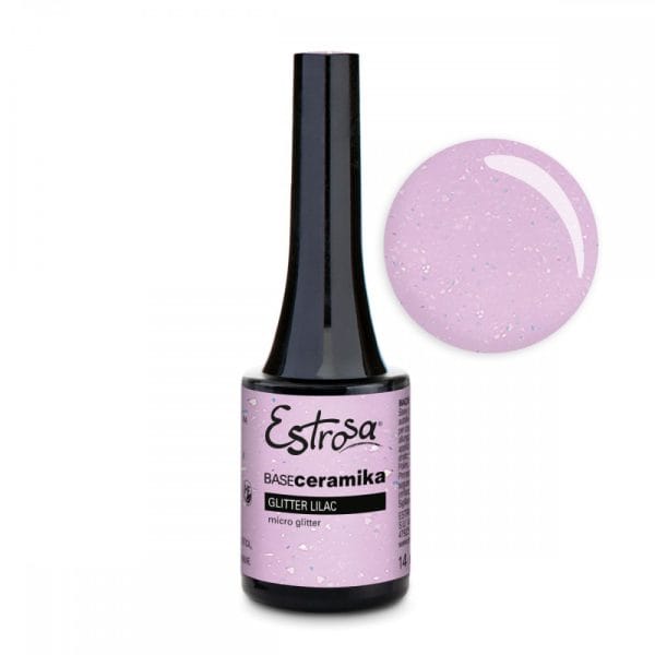 GLITTER LILAC - BASE GEL BUILDER CERAMIKA ESTROSA 14ML - 8708