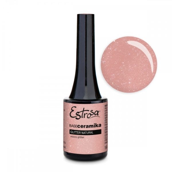 GLITTER NATURAL - BASE GEL BUILDER CERAMIKA ESTROSA 14ML - 8711