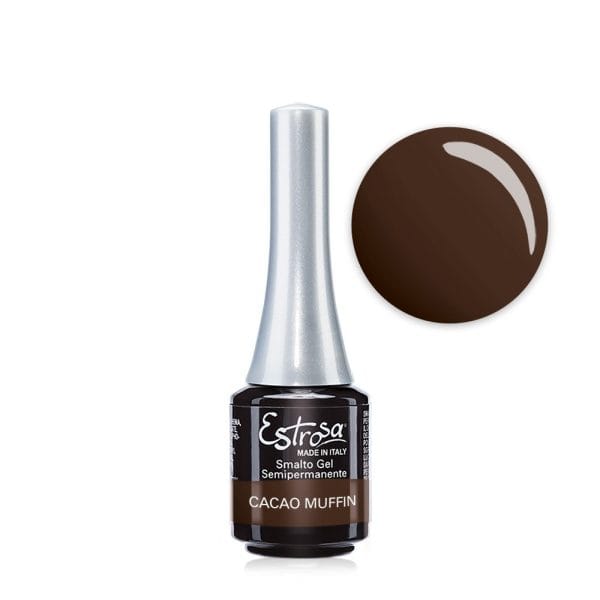 Estrosa Smalto Semipermanente Colorato – 7485 CACAO MUFFIN 7ML.