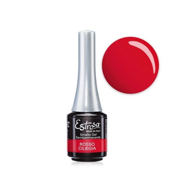 Estrosa Smalto Semipermanente Colorato – 7491 ROSSO CILIEGIA 7ML.