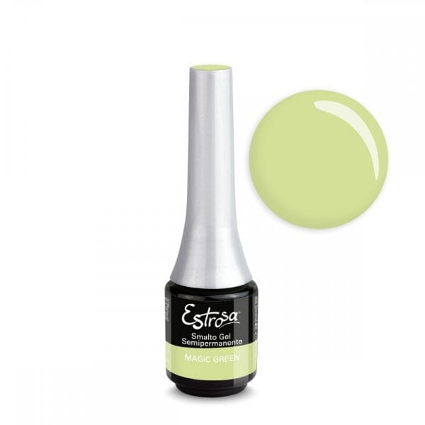 Estrosa Smalto Semipermanente Colorato 7938 MAGIC GREEN 7ML.