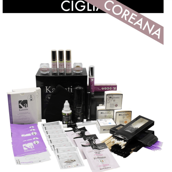 MAXI KIT COREANO laminazione ciglia-tinta ciglia (20 applicazioni)